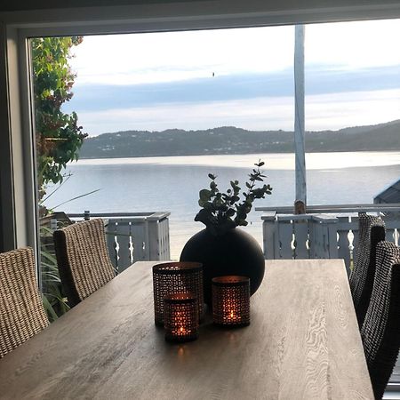 Strandhytte Kristiansand Esterno foto