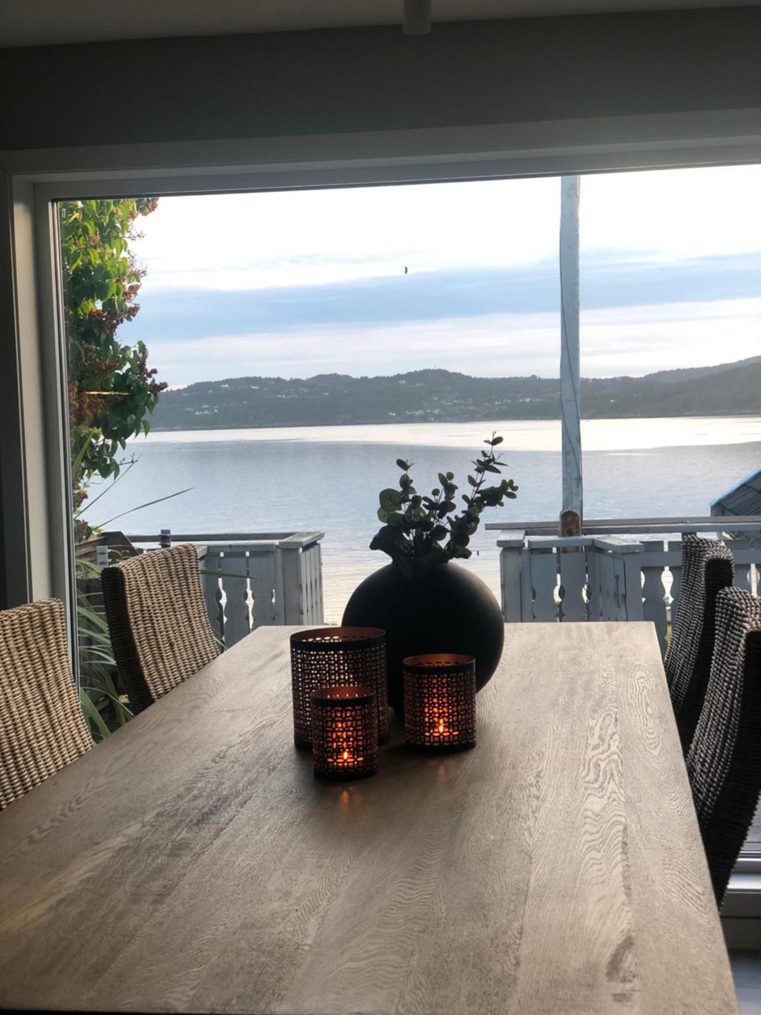 Strandhytte Kristiansand Esterno foto